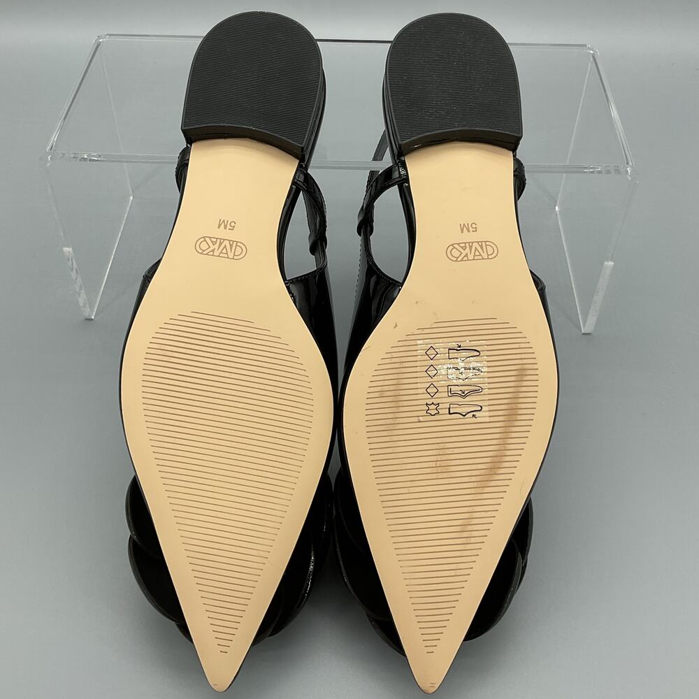 NEW Michael Kors Women’s Elodie Slingback Flats Black Size 5M - Picture 8 of 10